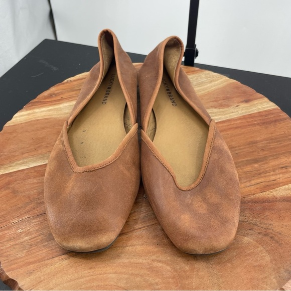Lucky Brand Adoura Flats in brown leather - Size 9.5 - Picture 2 of 9